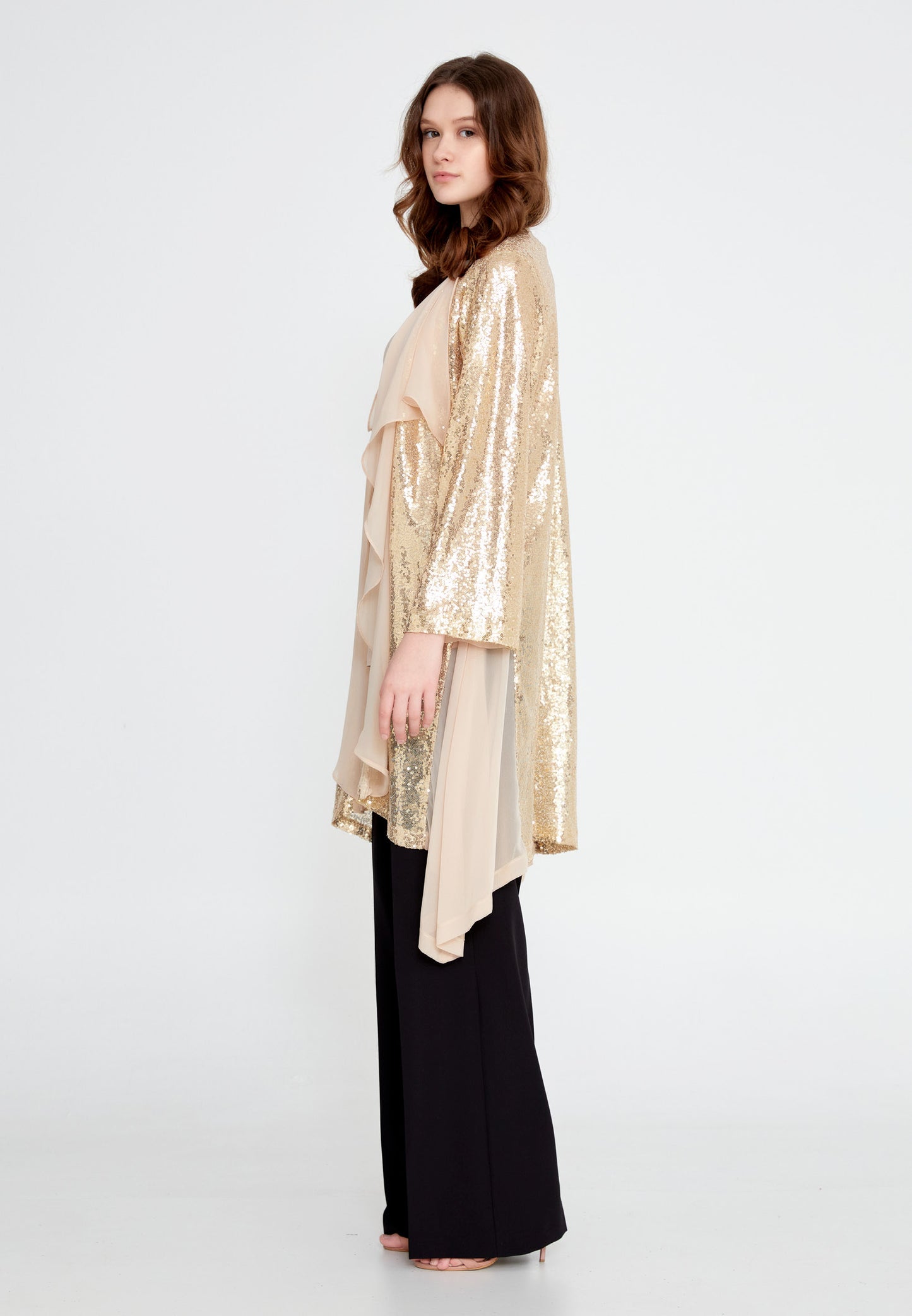 Strahlender Paillettenzauber Blazer mit passendem Top