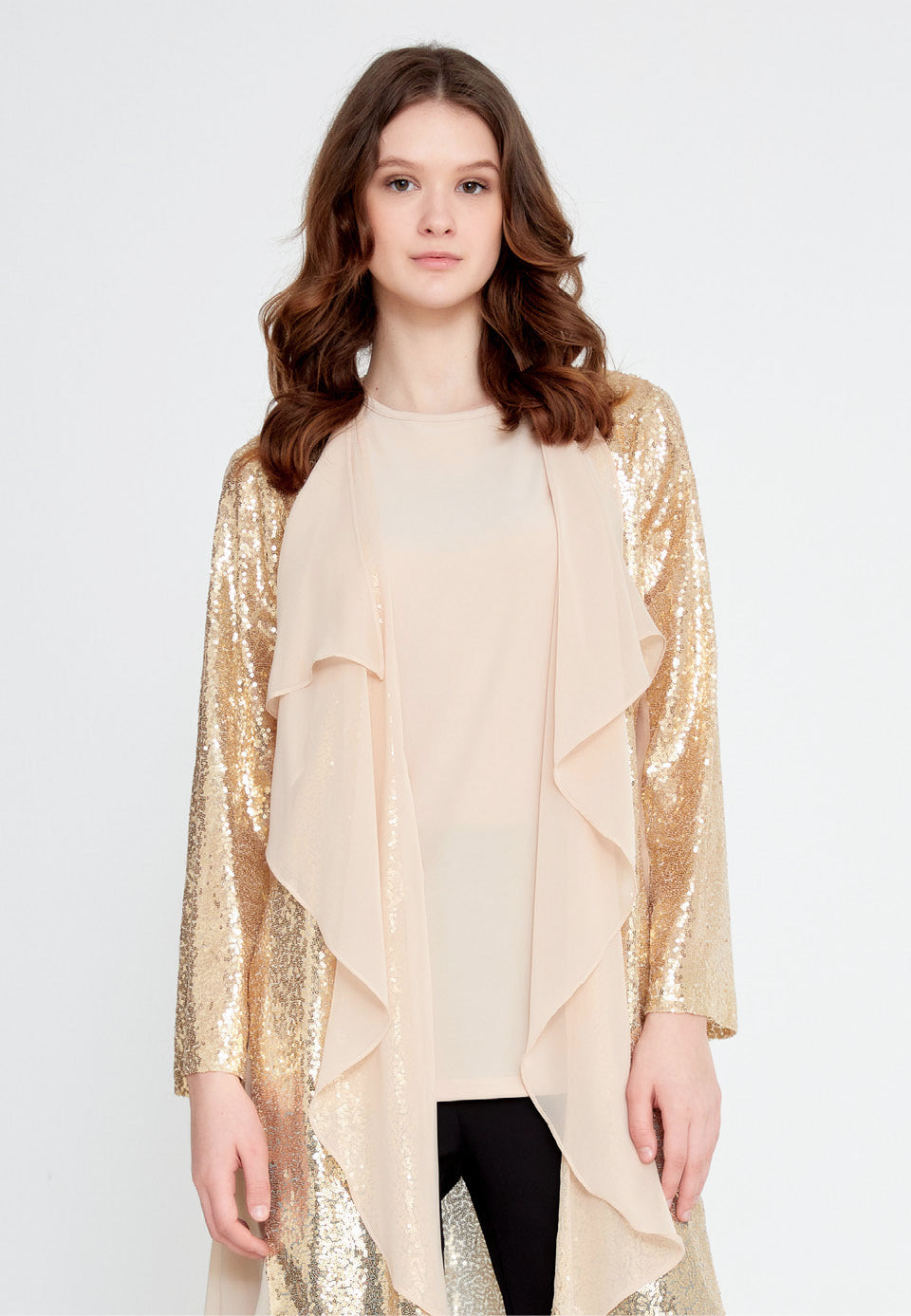 Strahlender Paillettenzauber Blazer mit passendem Top